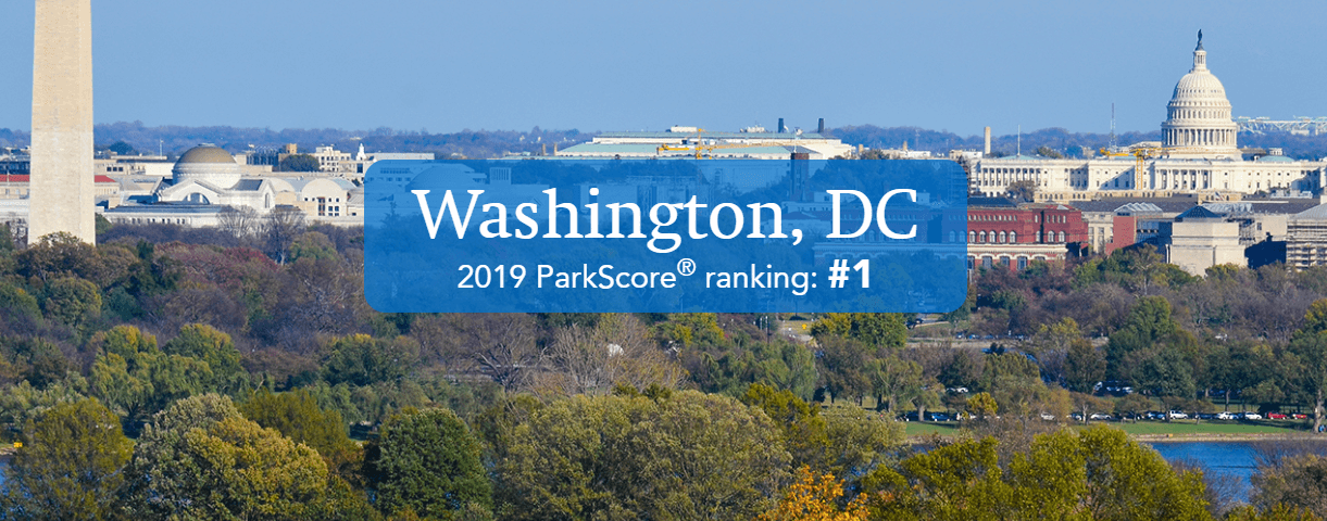 Washington, DC Receives ParkScore's Top Ranking